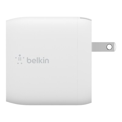 Belkin BOOST CHARGE Dual USB-A Wall Charger, 24W + USB-A to USB-C Cable, White (WCE001dq1MWH)