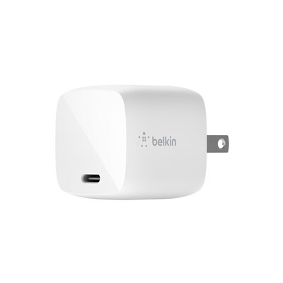 Belkin BOOST CHARGE USB-C Wall Charger for Multiple Brands, White (WCH001dq1MWH-B5)