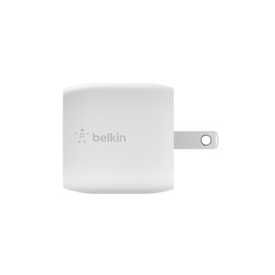 Belkin BOOST CHARGE 30W USB-C GaN Wall Charger + USB-C to Lightning Cable, White