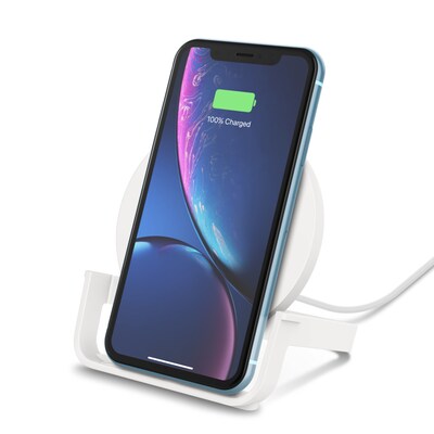 Belkin BOOST CHARGE Wireless Charging Stand, 10W, White