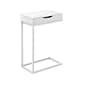 Monarch Specialties Inc. 16" x 10.25" Accent Table, White (I 3601)