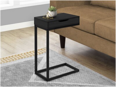 Monarch Specialties Inc. 16 x 10.25 Accent Table, Black (I 3600)