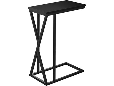 Monarch Specialties Inc.18.25 x 10.25 Accent Table, Black (I 3247)