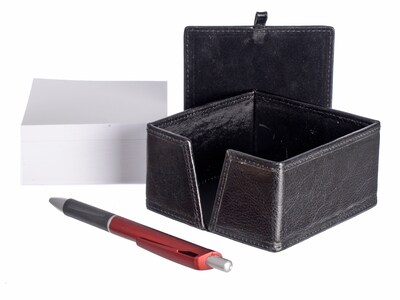 Club Rochelier Zenith Collection Leather Note Holder, Black (P449255)