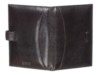 Club Rochelier Zenith Small Leather Book Picture Frame, Glossy Brown (ZN4143)