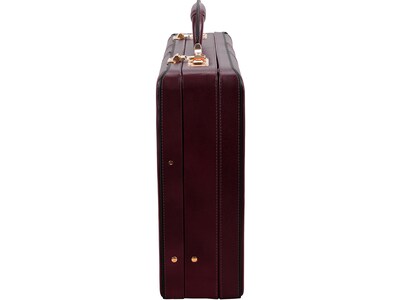 McKleinUSA Coughlin V Series Leather Expandable Attache, Burgundy (80466)