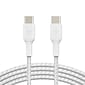 Belkin BOOST CHARGE 3.3 ft. Braided USB-C to USB-C Cable, White (CAB004BT1MWH)