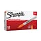 Sharpie Permanent Markers, Fine Tip, Orange, 12/Pack (30006)