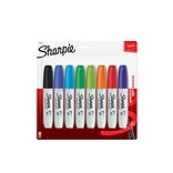 Sharpie Permanent Marker, Chisel Tip, Assorted, 8/Pack (38250)