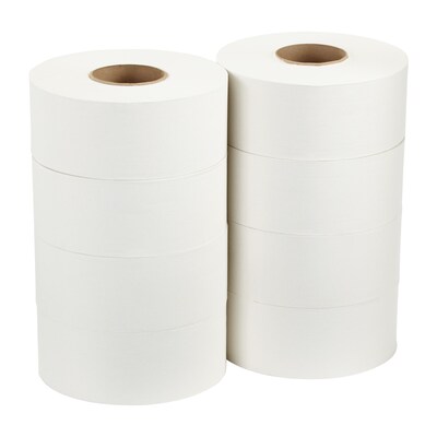 Pacific Blue Select Jumbo Jr. Toilet Paper, 2-ply, White, 1000 ft./Roll, 8 Rolls/Carton (13728)