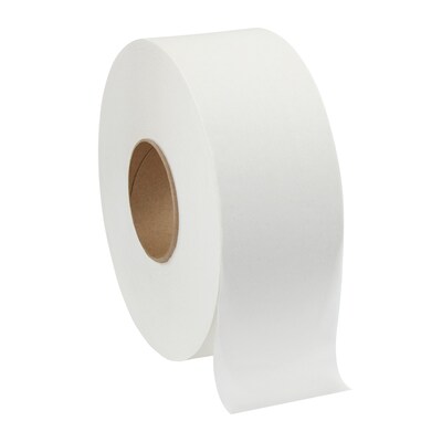 Pacific Blue Select Jumbo Jr. Toilet Paper, 2-ply, White, 1000 ft./Roll, 8 Rolls/Carton (13728)