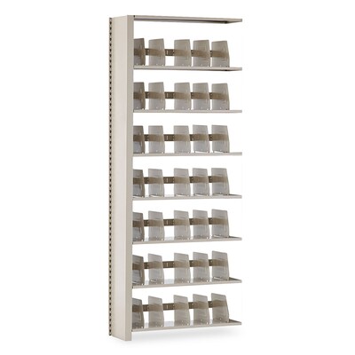 Add-on Unit for Snap-Together Open Shelving, 7-Shelves, 88H x 36W