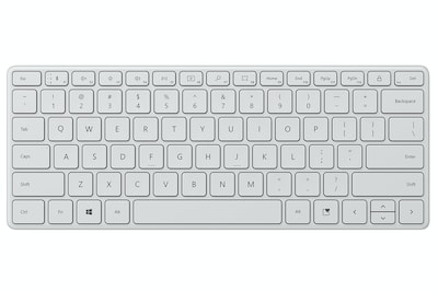 Microsoft Designer Compact Keyboard, Glacier (21Y00031)