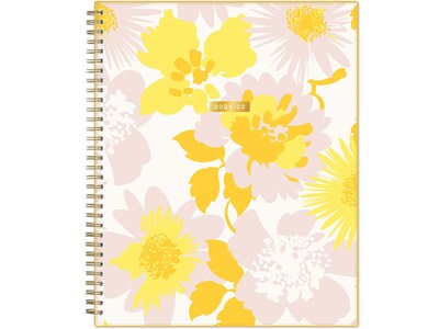 2021-2022 Blue Sky 8.5 x 11 Academic Appointment Book, Trina Turk, Soft Daisies Yellow (128131)