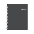 2021-2022 Blue Sky 8.5 x 11 Academic Planner, Collegiate, Charcoal (100135-A22)