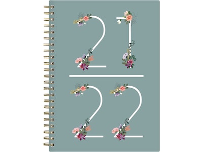 2021-2022 Blue Sky 5.88 x 8.63 Academic Planner, Greta, Blue (131550)