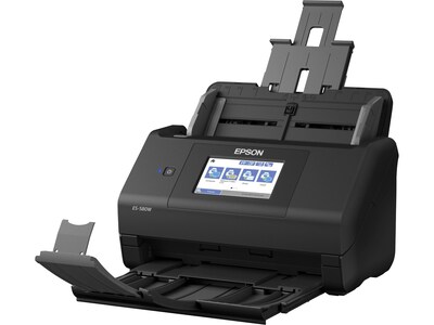 Epson WorkForce ES-580W Wireless Duplex Document Scanner, Black (B11B258201)