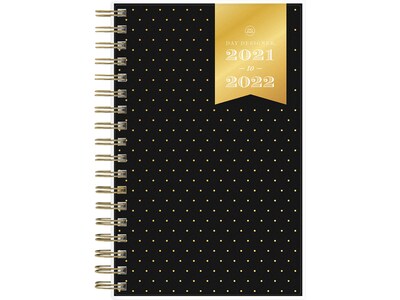 2021-2022 Blue Sky 3.63 x 6.13 Academic Planner, Swiss Dot Black, Swiss Dot Black (132279)