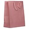 JAM PAPER Gift Bags with Rope Handles, Large, 10 x 13 x 5, Pink Matte, Bulk 100 Bags/Pack (673MAPI10
