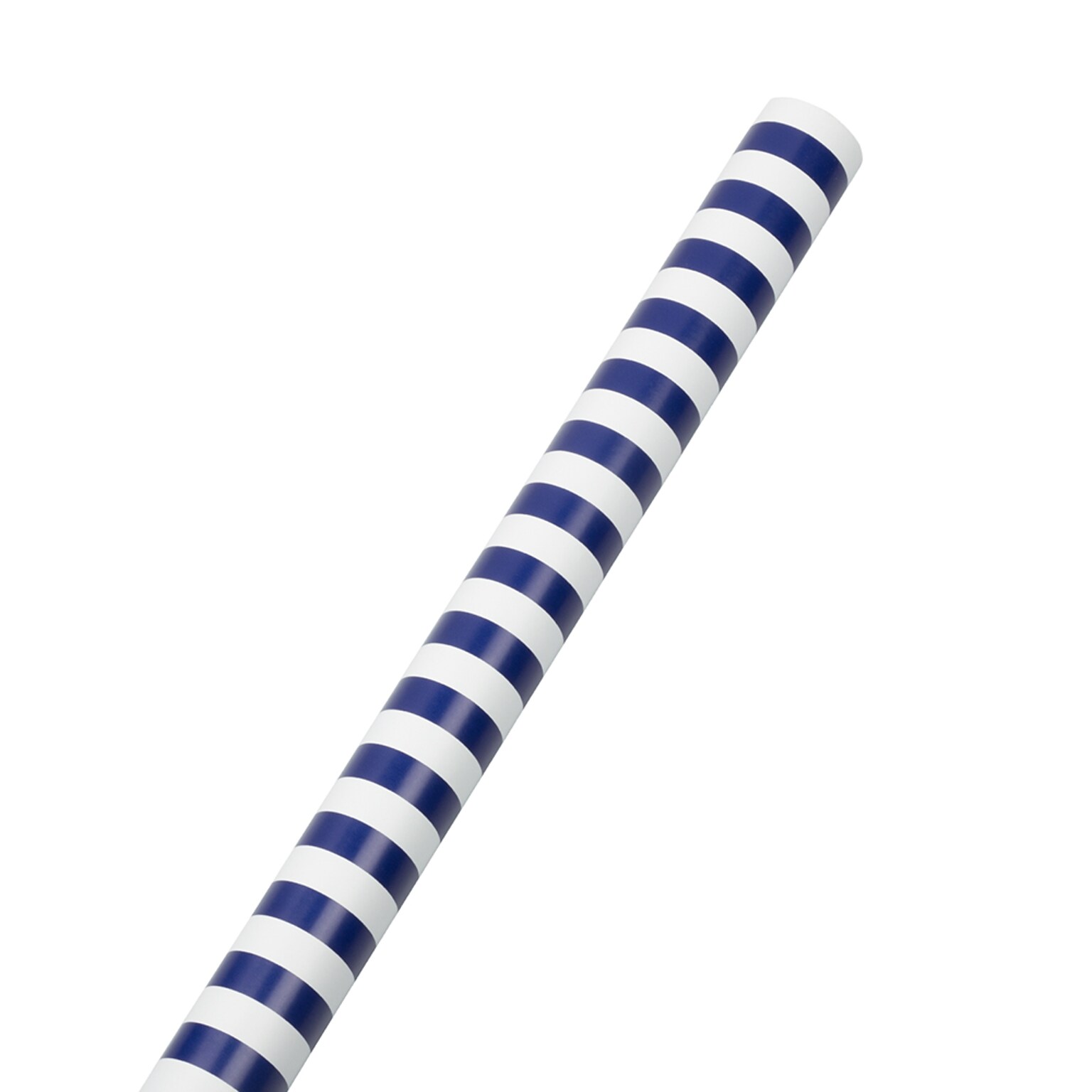 JAM PAPER Gift Wrap, Striped Wrapping Paper, 25 Sq Ft per Roll, Blue & White Stripes, 2/Pack