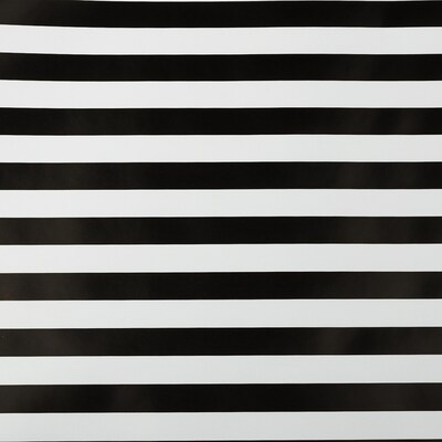 JAM PAPER Gift Wrap, Striped Wrapping Paper, 25 Sq Ft per Roll, Black & White Stripes, 2/Pack