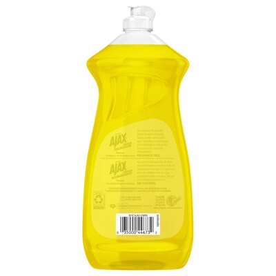 Ajax Super Degreaser Liquid Dish Soap, Lemon, 28 oz. (144673)