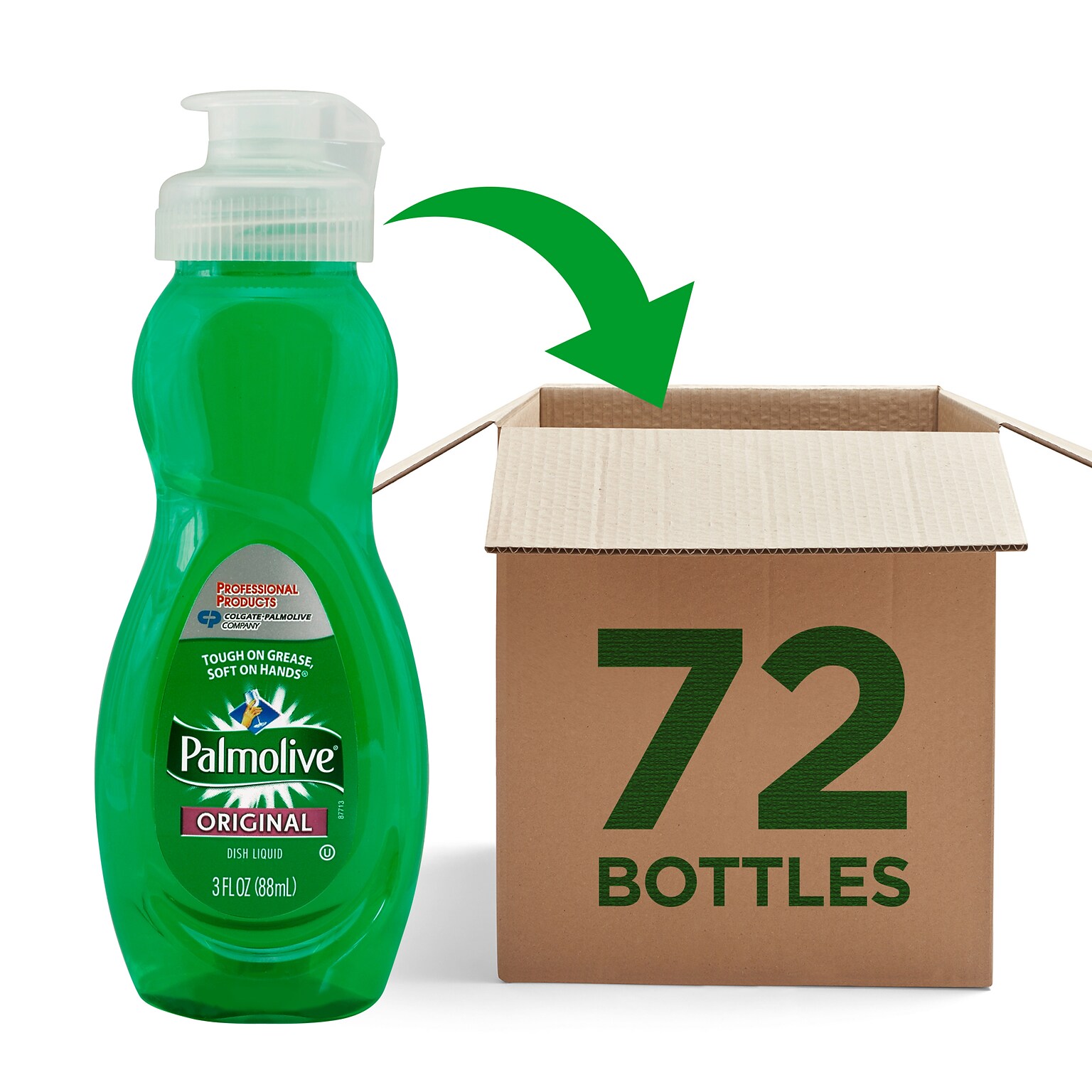 Palmolive Liquid Dish Soap, Original Scent, 3 oz., 0.03 gal. (201417)