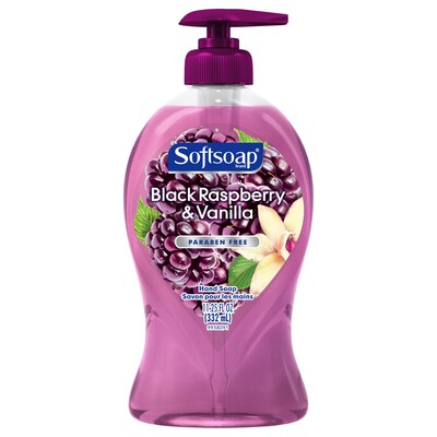 Softsoap Liquid Hand Soap, Black Raspberry & Vanilla, 11.25 Oz. (US03573A)
