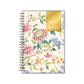 2021-2022 Blue Sky 5 x 8 Academic Appointment Book, Day Designer Climbing Floral Blush, Multicolor (132249)