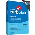 TurboTax Desktop Deluxe 2020 Fed + E-File & State for 1 User, Windows/Mac, CD (608683)