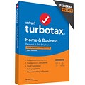 TurboTax Desktop Home & Business 2020 Fed + E-File & State for 1 User, Windows/Mac, CD/Download (608704)