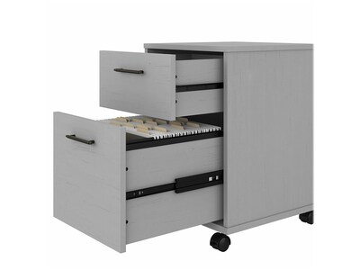 Bush Furniture Key West 2-Drawer Mobile Lateral File Cabinet, Letter/Legal Size, Cape Cod Gray (KWF116CG-03)