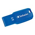 Verbatim Ergo 64GB USB 3.0 Flash Drive (70879)