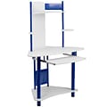 Flash Furniture 39 W Corner Computer Desk, Blue/White (NANJN2705BL)