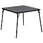 Flash Furniture Madison Folding Table Set, 33.5" x 33.5", Black (JB1)