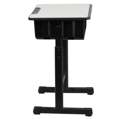 Flash Furniture Plastic Student Desk, Grey (YUYCY046)