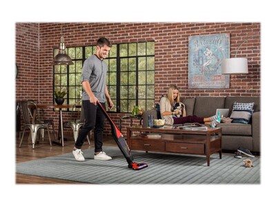 Dirt Devil Power Swerve Pet Cordless Stick Vacuum, Bagless, Red (BD22052)