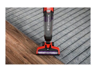 Dirt Devil Power Swerve Pet Cordless Stick Vacuum, Bagless, Red (BD22052)