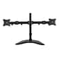 SIIG Articulated Freestanding Dual Monitor Desk Stand - 13"-27" Mounting kit, Up to 27", Black (CE-MT1U12-S1)