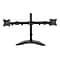 SIIG Articulated Freestanding Dual Monitor Desk Stand - 13-27 Mounting kit, Up to 27, Black (CE-M
