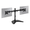 SIIG Articulated Freestanding Dual Monitor Desk Stand - 13-27 Mounting kit, Up to 27, Black (CE-M