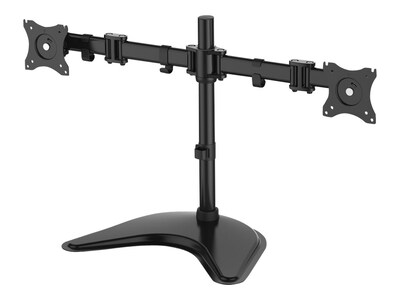 SIIG Articulated Freestanding Dual Monitor Desk Stand - 13"-27" Mounting kit, Up to 27", Black (CE-MT1U12-S1)