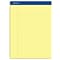 Ampad Notepads, 8.5 x 11.75, Wide Ruled, Canary, 50 Sheets/Pad, 12 Pads/Pack (TOP20-220)