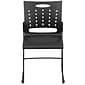 Flash Furniture HERCULES Series Plastic School Chair, Black (RUT2BK)
