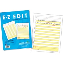 Barker Creek E-Z Edit Paper, 20 lbs., 8.5 x 11, 300 Sheets/Pack (BC550206)