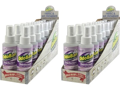 ODOBAN Disinfectant Spray, Lavender, 4 Fl. Oz., 32/Pack (91LAV4OZ32-STP)