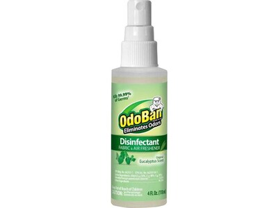 ODOBAN Disinfectant Spray, Eucalyptus, 4 Fl. Oz., 36/Pack (91EUC4OZ36-STP)