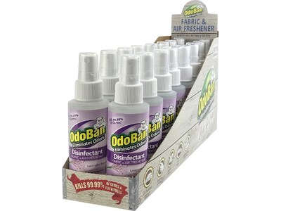 ODOBAN Disinfectant Spray, Lavender, 4 Fl. Oz., 16/Pack (91LAV4OZ16-STP)