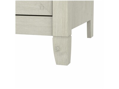 Bush Furniture Key West 2-Drawer Lateral File Cabinet, Letter/Legal, Linen White Oak, 30" (KWF130LW-03)