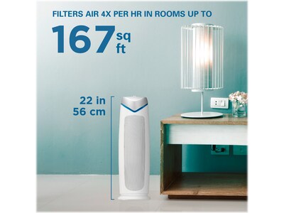 Germ Guardian HEPA Tower Air Purifier, White (AC4825W)